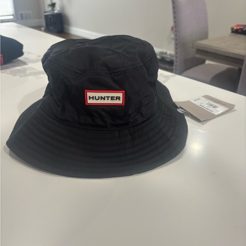 Hunter Black Logo Bucket Hat